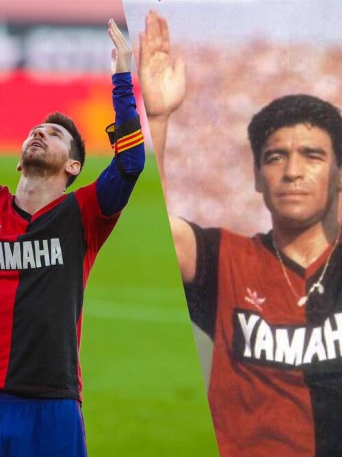 Newell’s Old Boys 93/94 Jersey – Messi, Maradona